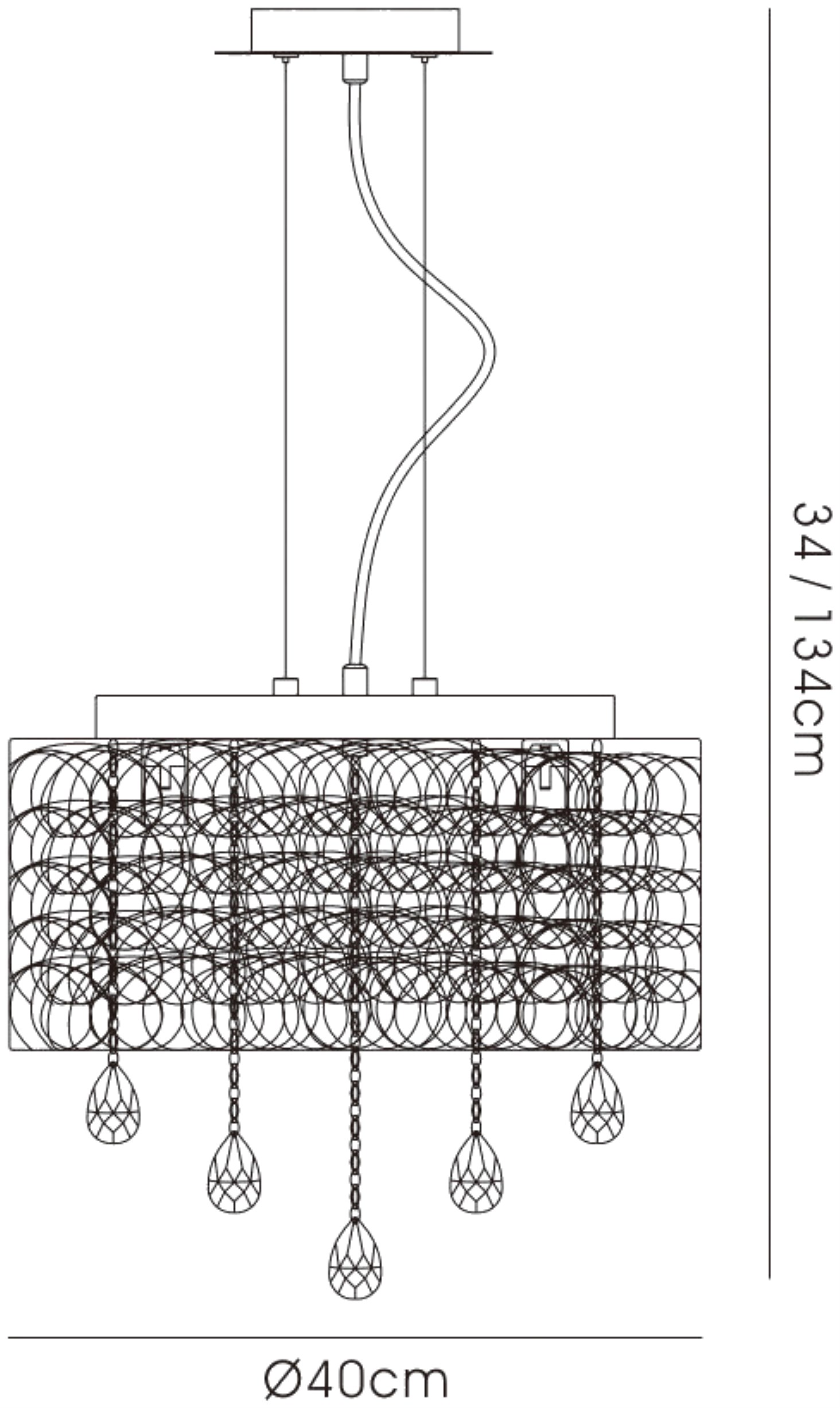 Adeline Crystal Ceiling Lights Diyas Shaded Crystal Fittings